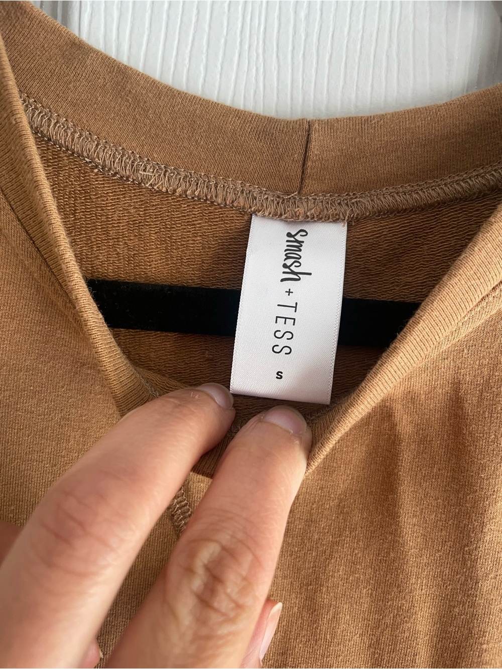 Smash & Tess Ruffle Hem Sweatshirt Dress - Picture 4 of 6